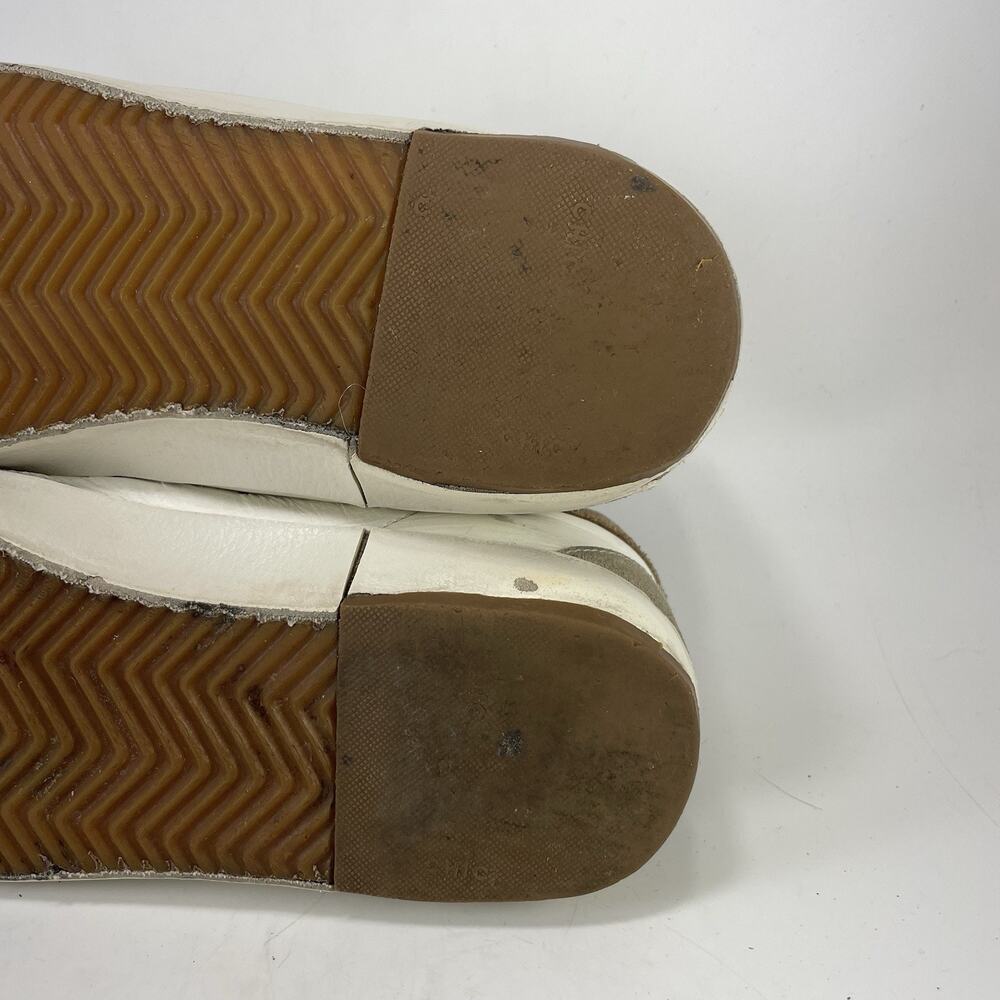 Golden Goose Super-Star White Leather Sneakers Grey Suede Star Taupe 39/9 - Picture 9 of 14